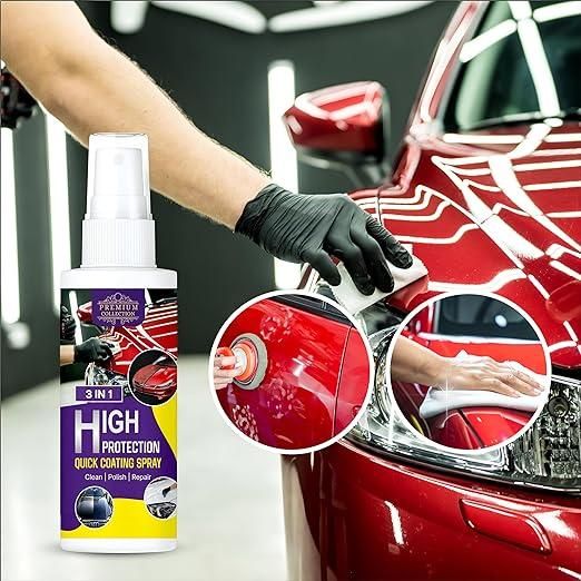 3 in 1 High Protection Coating Spray 200ml (Pack of 2)